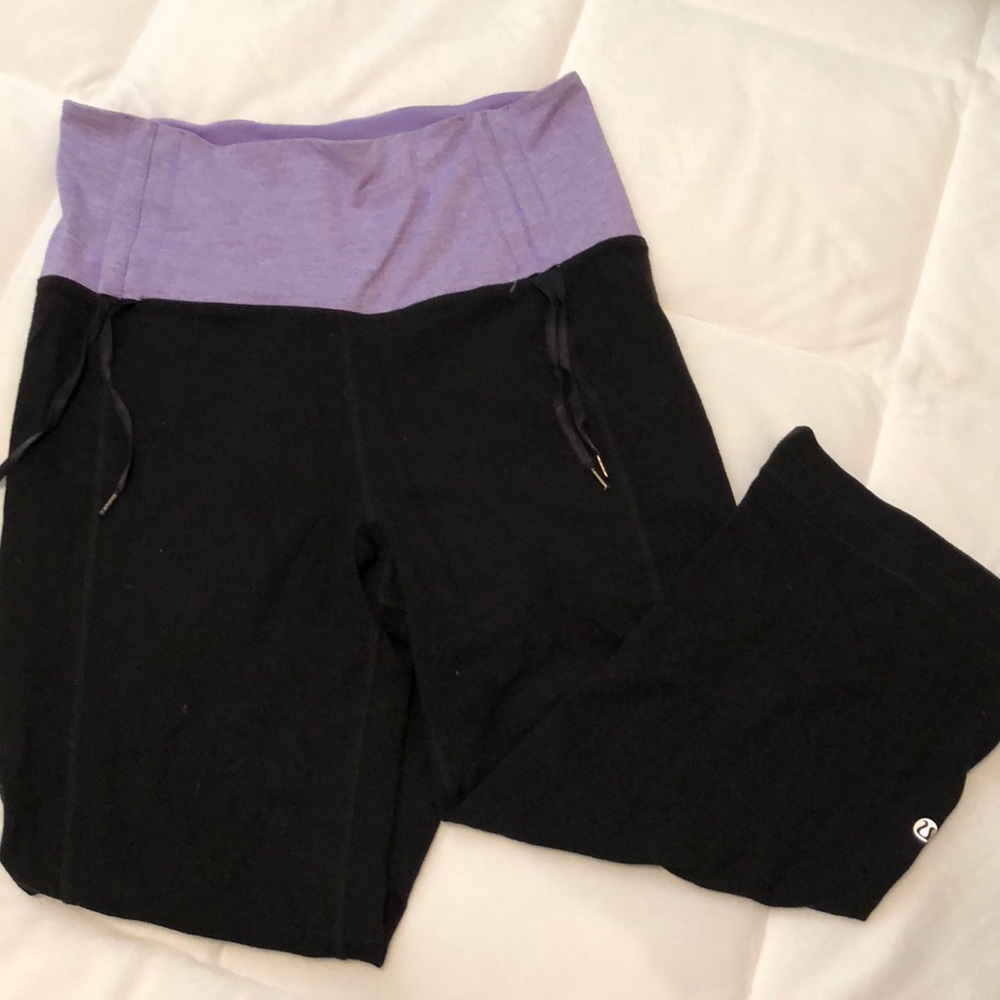 Lululemon wide leg crops